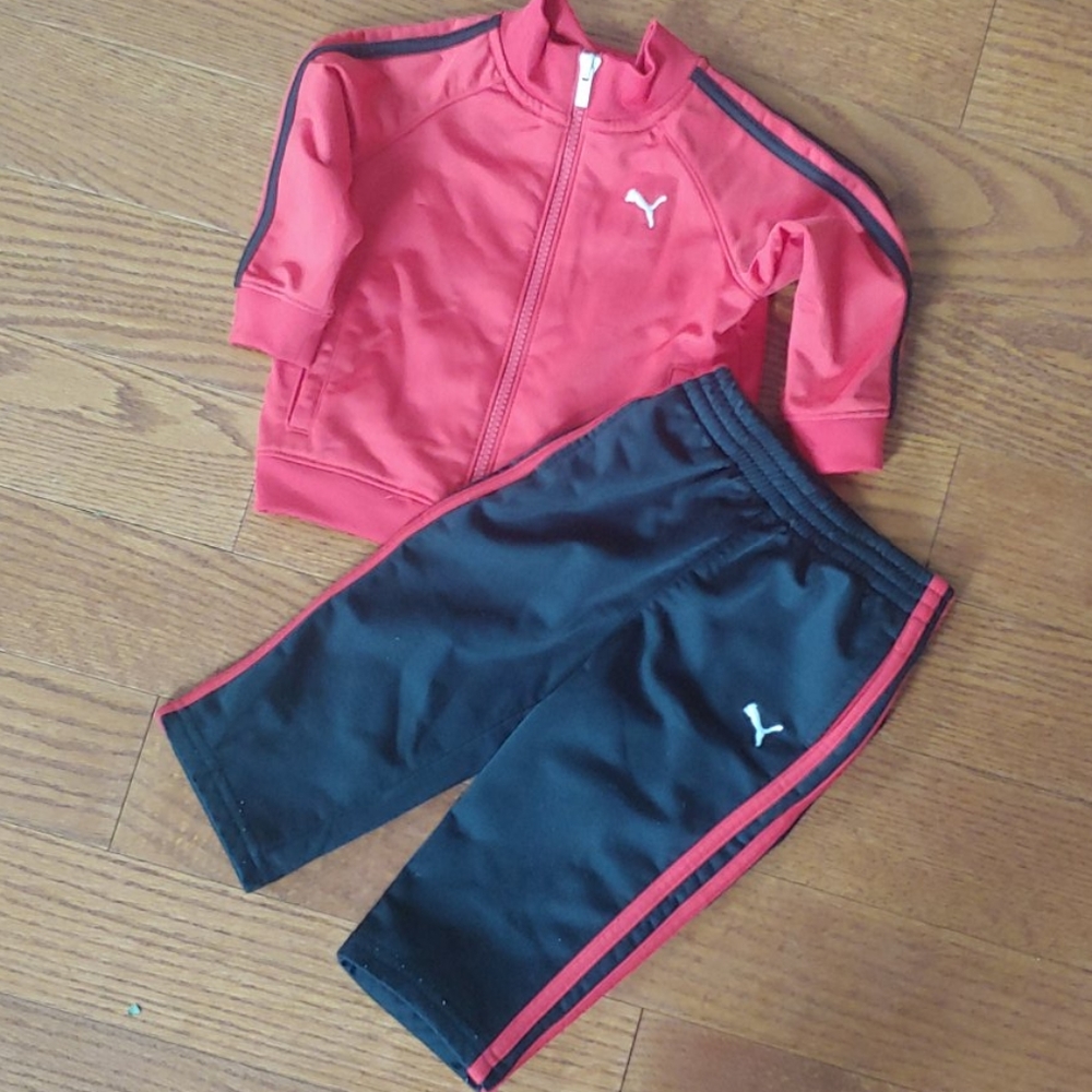 Boys puma sweatsuit